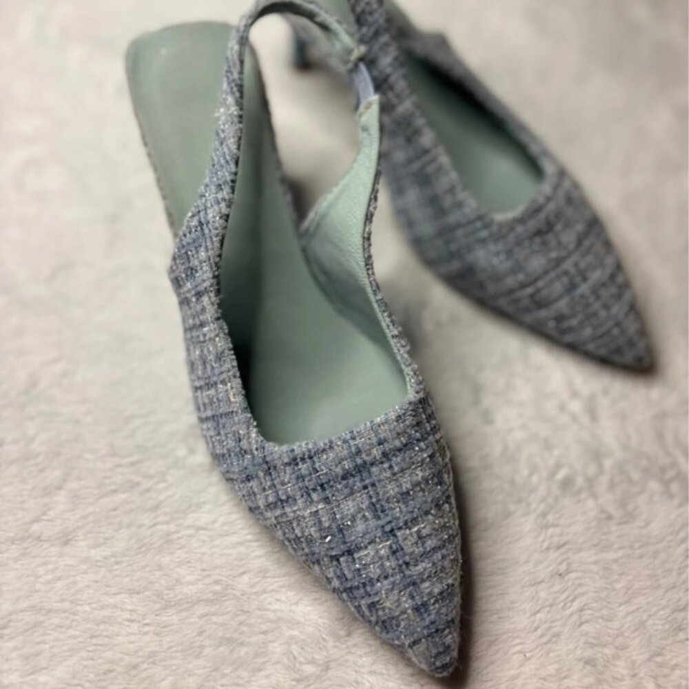 Blue shoes